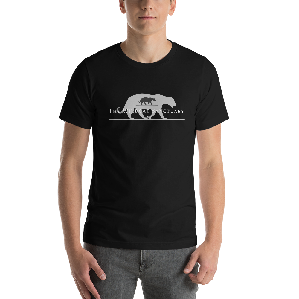 The Wildcat Sanctuary Logo Short-Sleeve Unisex T-Shirt – crazy4bigcats