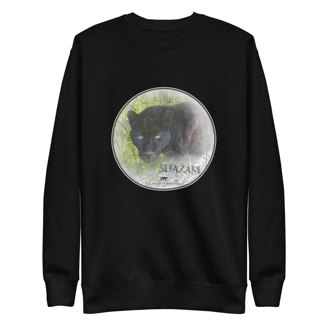 Black Leopard Shazam Premium Sweatshirt
