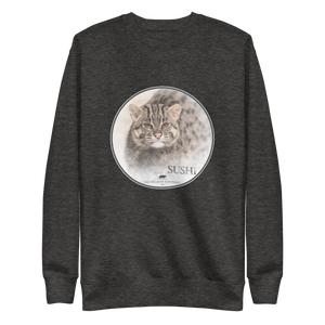Fishing Cat Sushi Premium Sweatshirt
