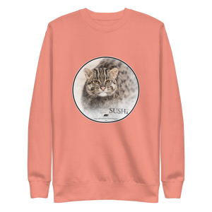 Fishing Cat Sushi Premium Sweatshirt