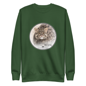 Fishing Cat Sushi Premium Sweatshirt