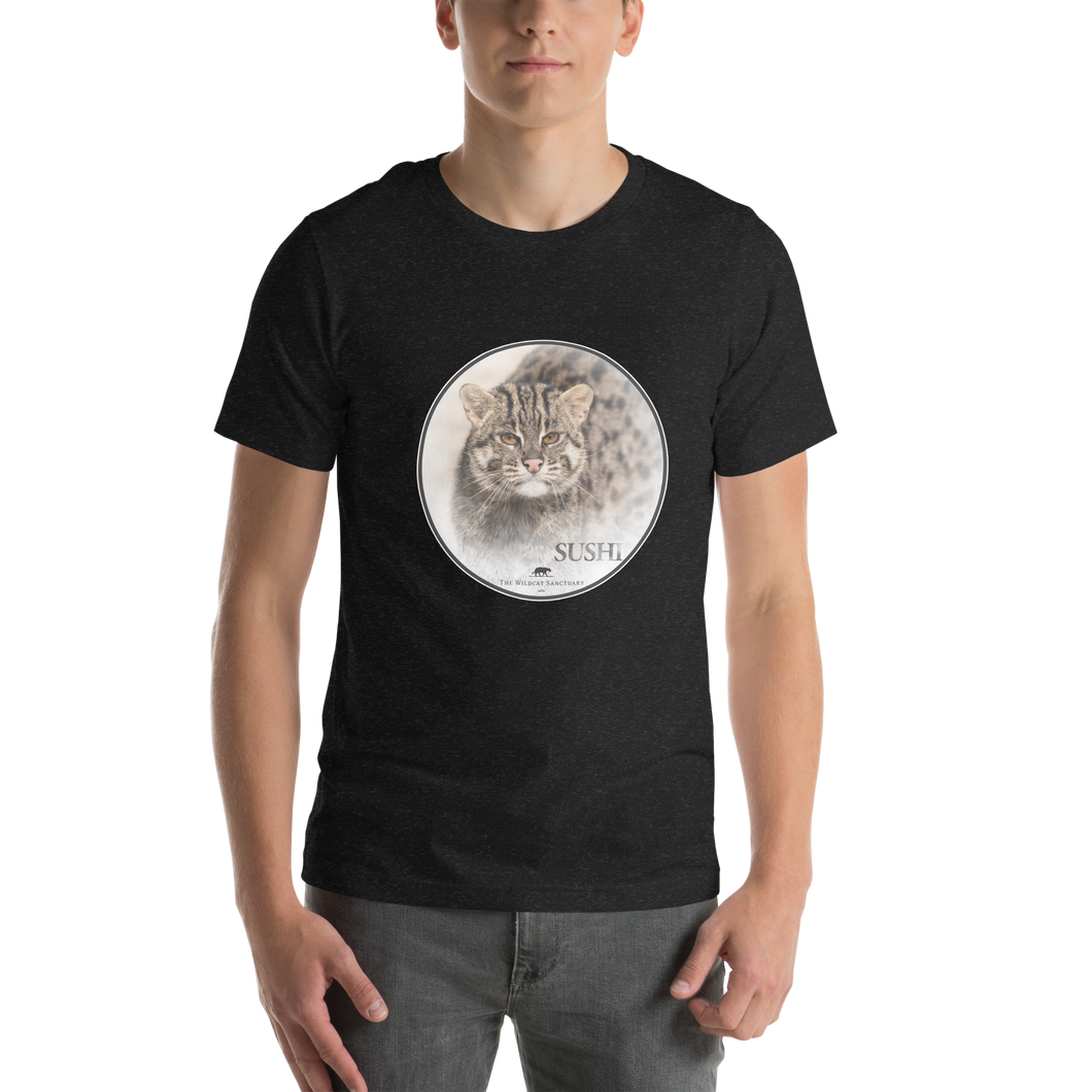 Fishing Cat Sushi Short Sleeve T-Shirt