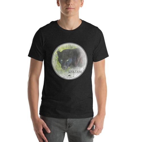 Black Leopard Shazam Short Sleeve T-Shirt