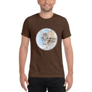 Asian Leopard Cat Sam Short Sleeve T-Shirt