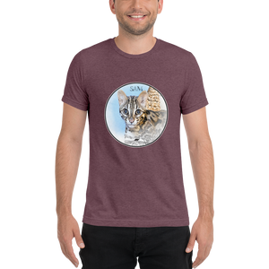 Asian Leopard Cat Sam Short Sleeve T-Shirt