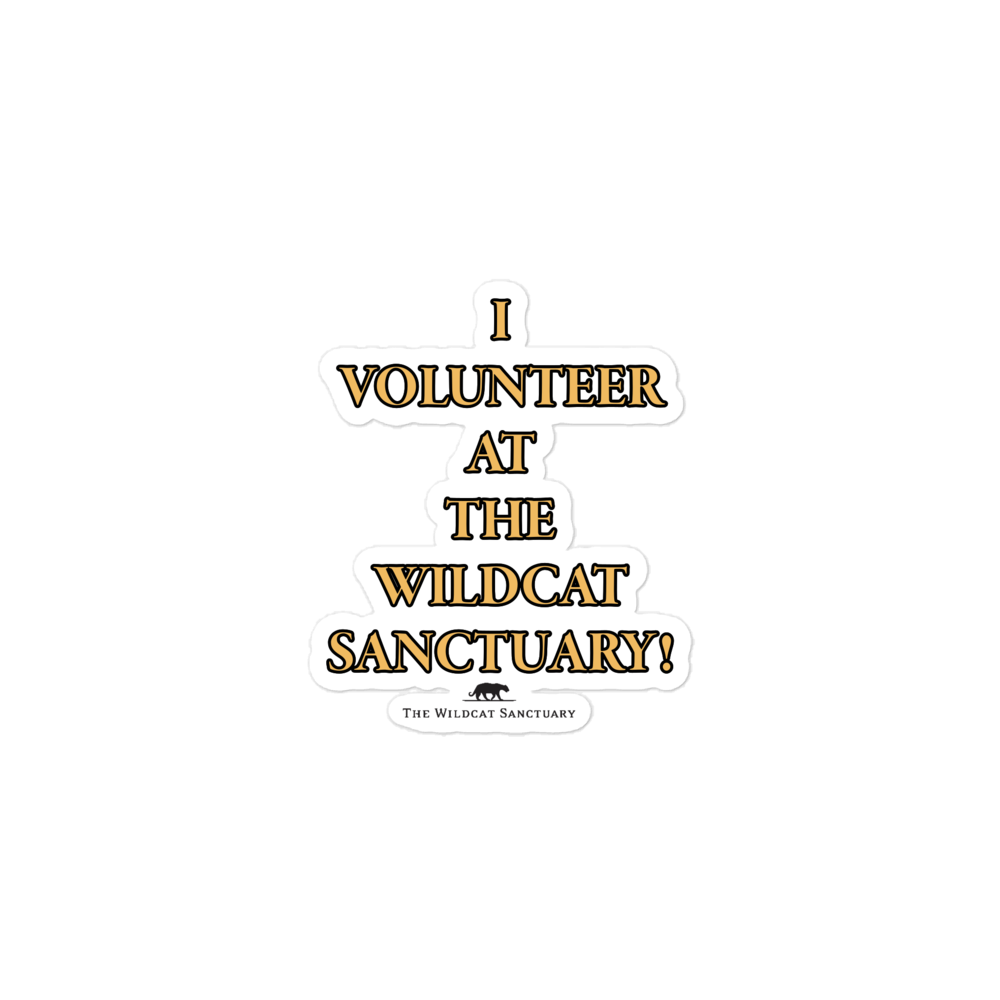 TWS Volunteer Bubble-Free Stickers