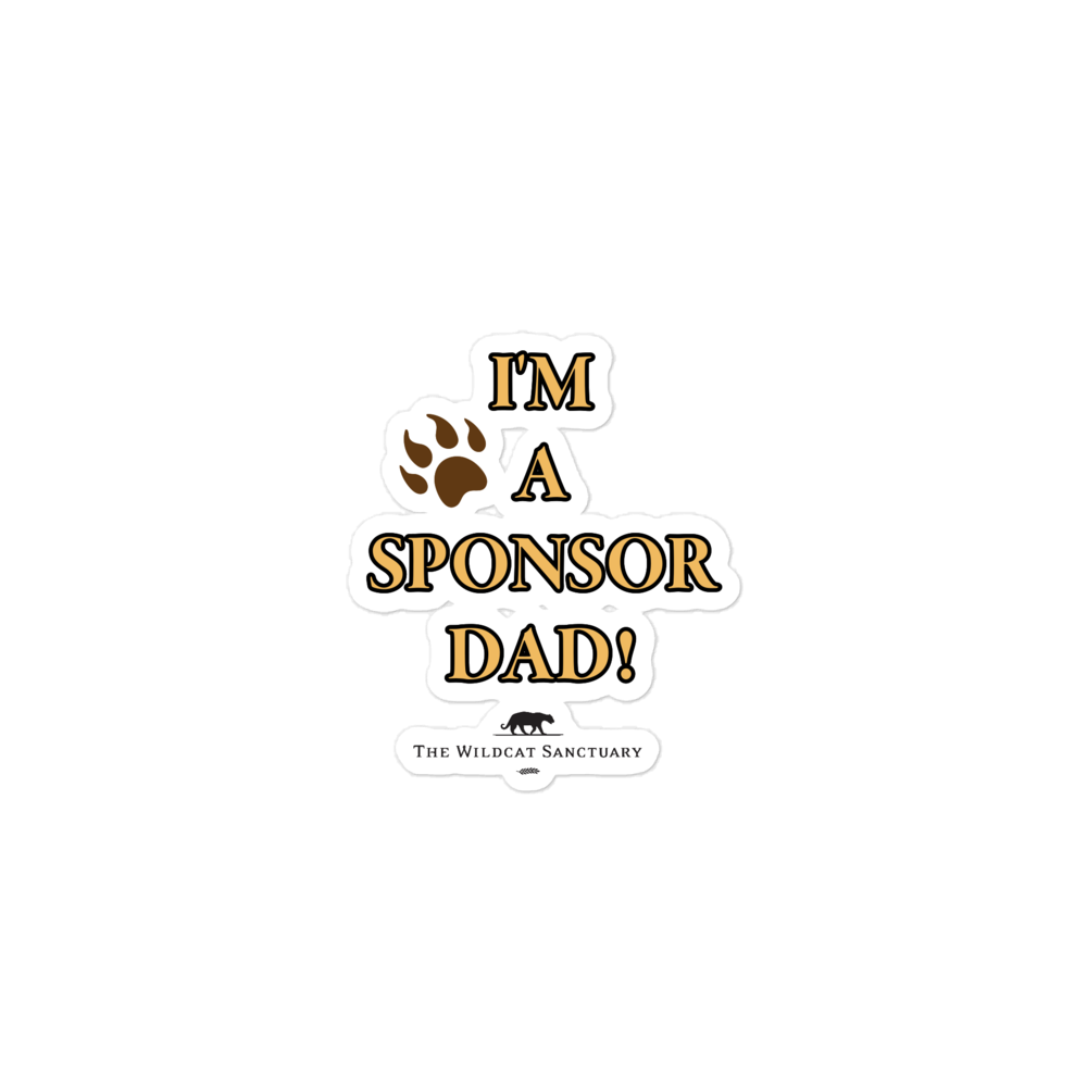 Sponsor Dad Bubble-Free Stickers