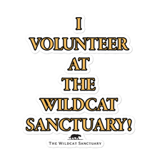 TWS Volunteer Bubble-Free Stickers