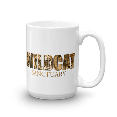 Wildcat Sanctuary Glossy White Mug