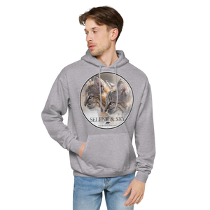 Bobcat Sisters Sky & Selene Unisex Fleece Hoodie