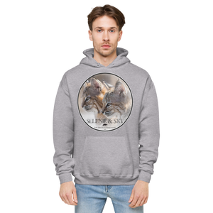 Bobcat Sisters Sky & Selene Unisex Fleece Hoodie