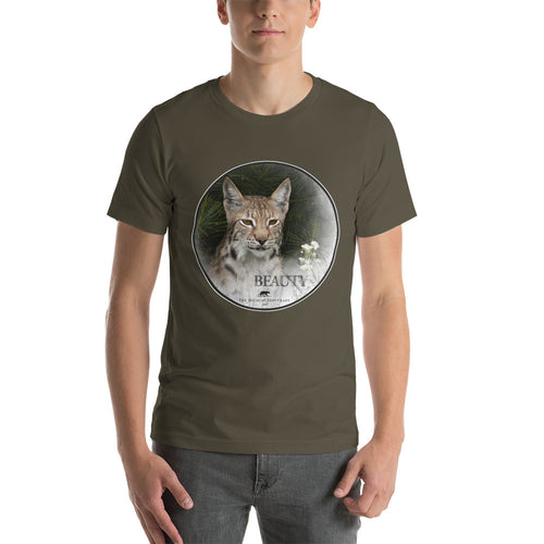 Eurasian Lynx Beauty Short-Sleeve Unisex T-Shirt