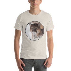 Cougar Snow Short-Sleeve Unisex T-Shirt