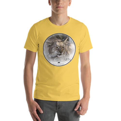 Eurasian Lynx Aria Short-Sleeve Unisex T-Shirt