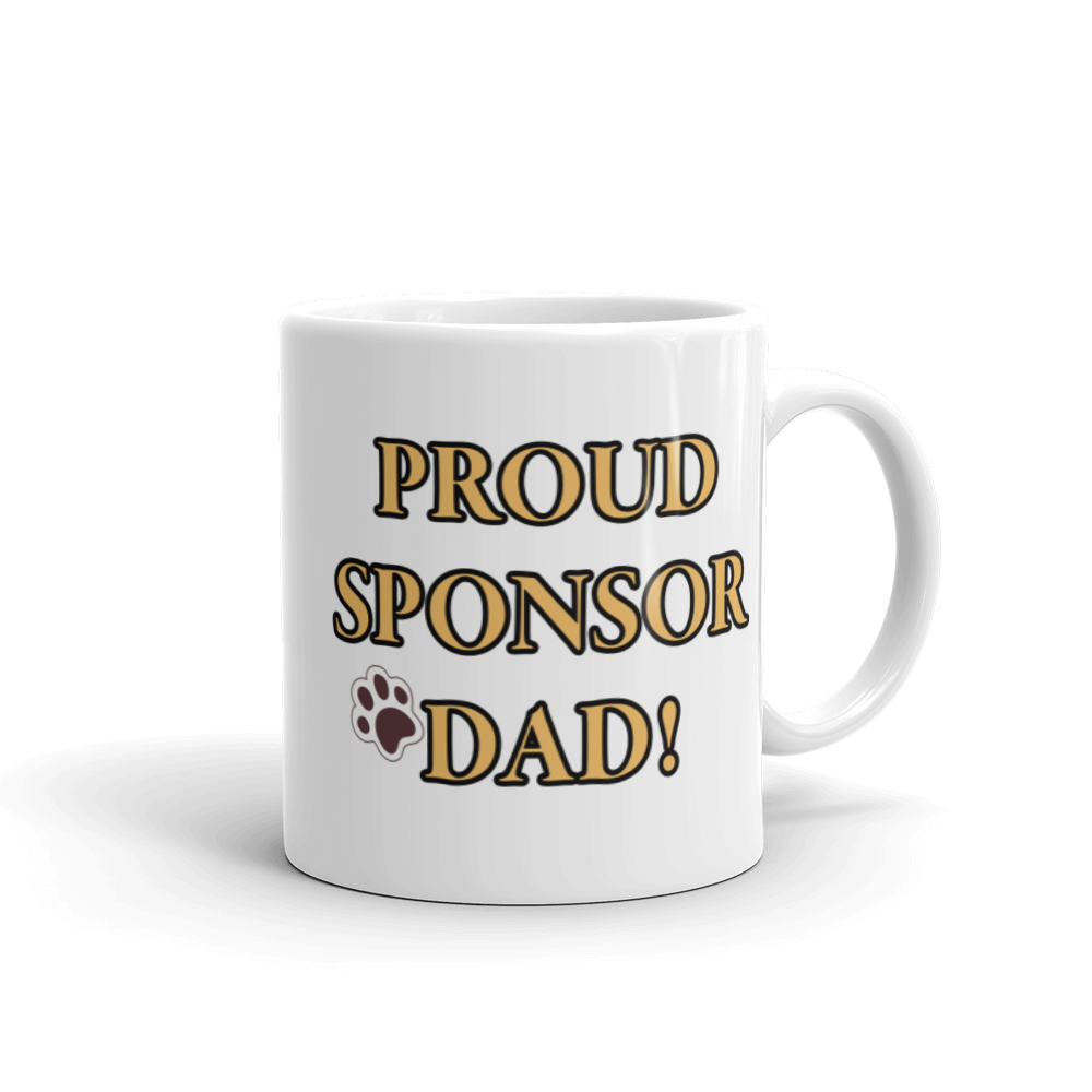 Sponsor Dad Glossy White Mug